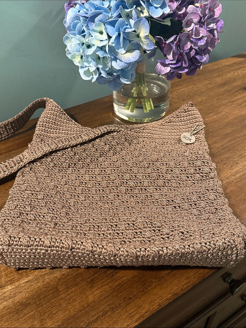 The Sak Crochet Shoulder Bag